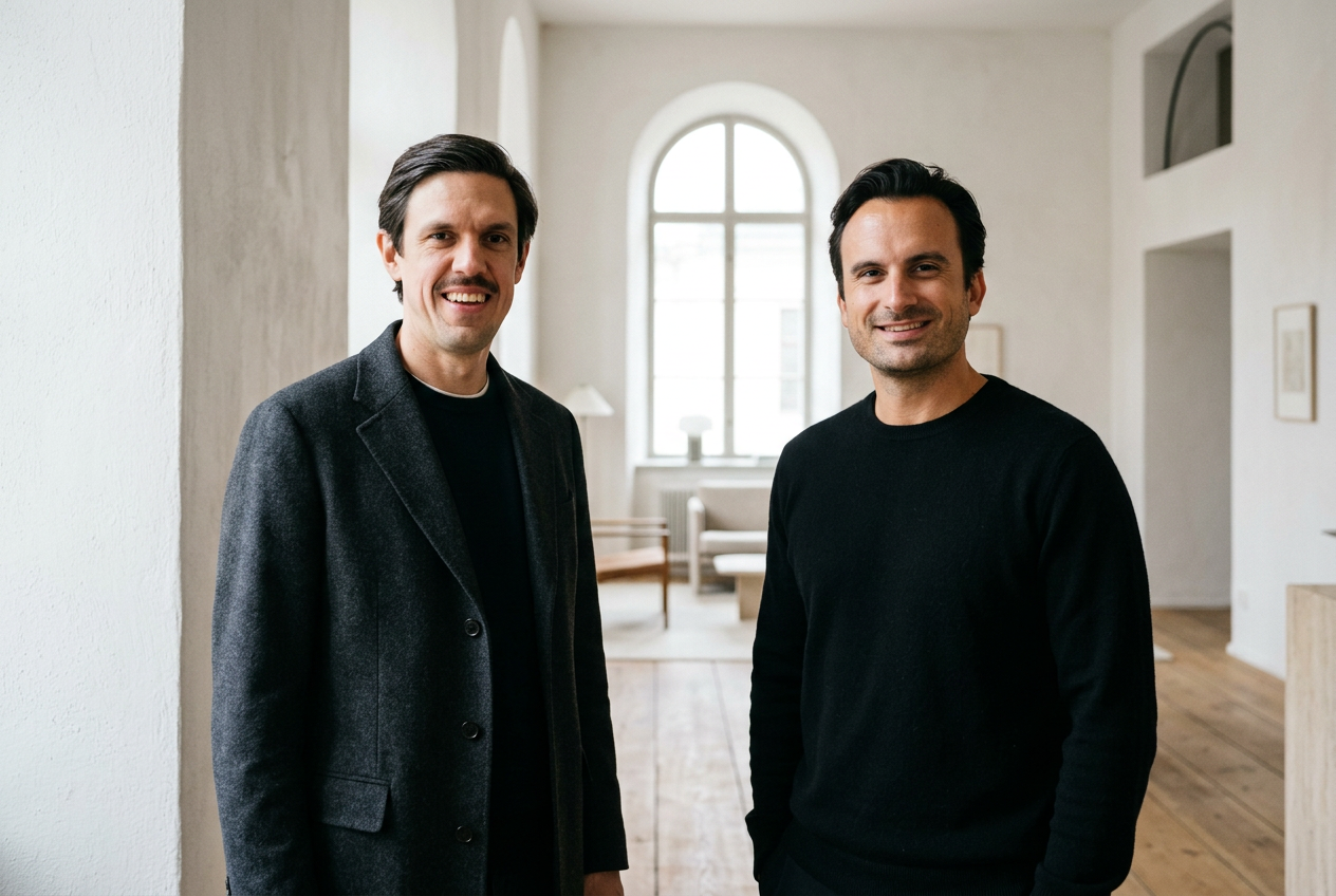Andreas och grundaren av Palmfors Properties