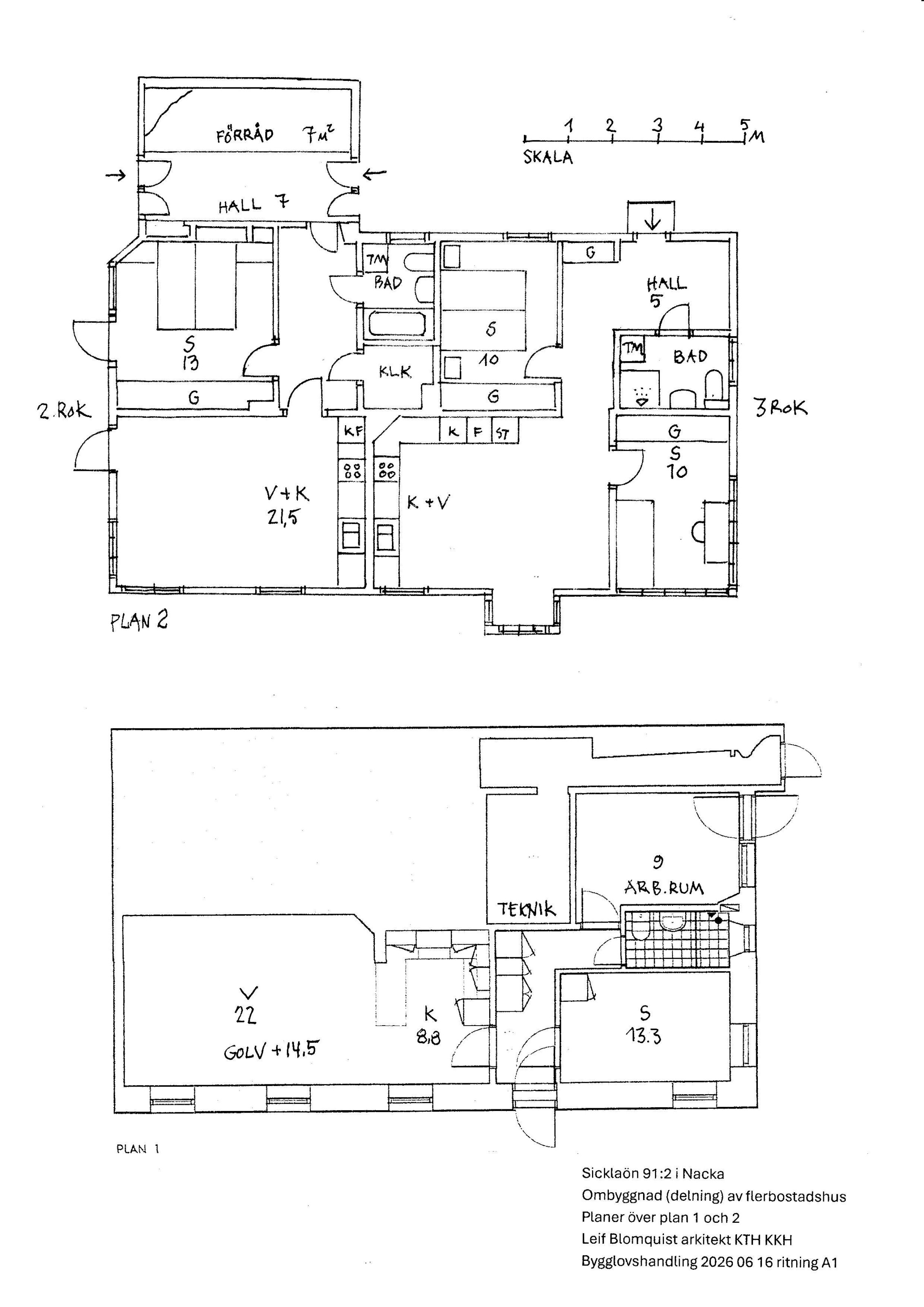 Plan 1 & 2